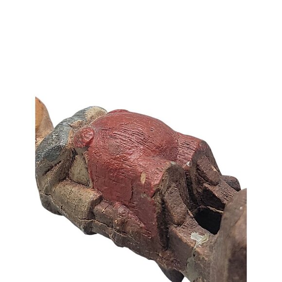 Walt Disney Prod 1940 Pinocchio Figurine Multi Products 5" Carved Wood Chicago - Picture 11 of 16